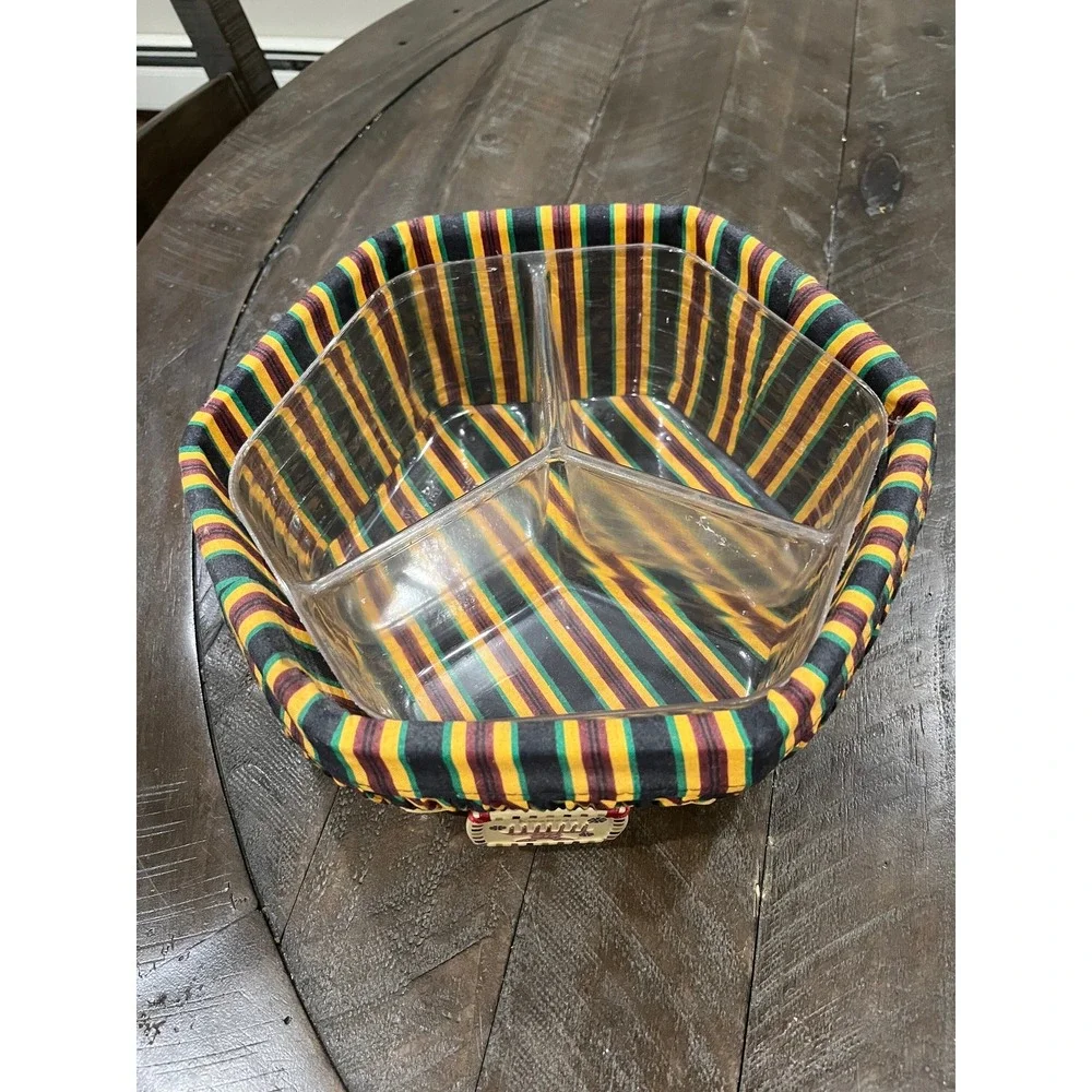 Longaberger 1998 Kwanzaa‎ Octagon Basket 10